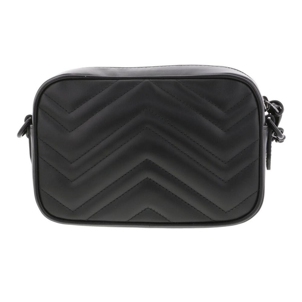 GUCCI GG Marmont Shoulder Bag Black - Picture 3 of 6